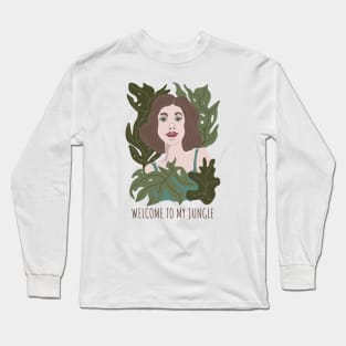 Plant Lover Welcome To My Jungle Long Sleeve T-Shirt